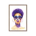 Picture of Purple Punk _GroupedProduct_Rectangle_Portrait_Framed_Matted_