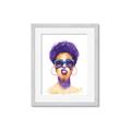 Picture of Purple Punk _GroupedProduct_Rectangle_Portrait_Framed_Matted_
