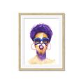 Picture of Purple Punk _GroupedProduct_Rectangle_Portrait_Framed_Matted_