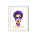 Picture of Purple Punk _GroupedProduct_Rectangle_Portrait_Framed_Matted_
