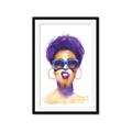 Picture of Purple Punk _GroupedProduct_Rectangle_Portrait_Framed_Matted_