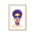 Picture of Purple Punk _GroupedProduct_Rectangle_Portrait_Framed_Matted_