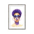 Picture of Purple Punk _GroupedProduct_Rectangle_Portrait_Framed_Matted_