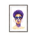 Picture of Purple Punk _GroupedProduct_Rectangle_Portrait_Framed_Matted_