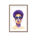Picture of Purple Punk _GroupedProduct_Rectangle_Portrait_Framed_Matted_