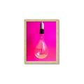 Picture of Hot Pink Light Bulb _GroupedProduct_Rectangle_Portrait_Photography _GroupedProduct_Rectangle_Portrait_Framed_Matted_