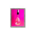Picture of Hot Pink Light Bulb _GroupedProduct_Rectangle_Portrait_Photography _GroupedProduct_Rectangle_Portrait_Framed_Matted_