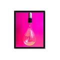 Picture of Hot Pink Light Bulb _GroupedProduct_Rectangle_Portrait_Photography _GroupedProduct_Rectangle_Portrait_Framed_Matted_