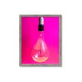 Picture of Hot Pink Light Bulb _GroupedProduct_Rectangle_Portrait_Photography _GroupedProduct_Rectangle_Portrait_Framed_Matted_