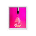 Picture of Hot Pink Light Bulb _GroupedProduct_Rectangle_Portrait_Photography _GroupedProduct_Rectangle_Portrait_Framed_Matted_