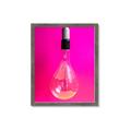 Picture of Hot Pink Light Bulb _GroupedProduct_Rectangle_Portrait_Photography _GroupedProduct_Rectangle_Portrait_Framed_Matted_