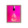 Picture of Hot Pink Light Bulb _GroupedProduct_Rectangle_Portrait_Photography _GroupedProduct_Rectangle_Portrait_Framed_Matted_