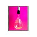 Picture of Hot Pink Light Bulb _GroupedProduct_Rectangle_Portrait_Photography _GroupedProduct_Rectangle_Portrait_Framed_Matted_