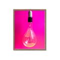 Picture of Hot Pink Light Bulb _GroupedProduct_Rectangle_Portrait_Photography _GroupedProduct_Rectangle_Portrait_Framed_Matted_