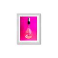 Picture of Hot Pink Light Bulb _GroupedProduct_Rectangle_Portrait_Photography _GroupedProduct_Rectangle_Portrait_Framed_Matted_
