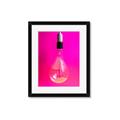 Picture of Hot Pink Light Bulb _GroupedProduct_Rectangle_Portrait_Photography _GroupedProduct_Rectangle_Portrait_Framed_Matted_