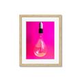 Picture of Hot Pink Light Bulb _GroupedProduct_Rectangle_Portrait_Photography _GroupedProduct_Rectangle_Portrait_Framed_Matted_