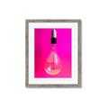 Picture of Hot Pink Light Bulb _GroupedProduct_Rectangle_Portrait_Photography _GroupedProduct_Rectangle_Portrait_Framed_Matted_