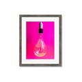 Picture of Hot Pink Light Bulb _GroupedProduct_Rectangle_Portrait_Photography _GroupedProduct_Rectangle_Portrait_Framed_Matted_