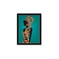 Picture of African Fashion Girl _GroupedProduct_Rectangle_Portrait_Framed_Matted_