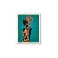 Picture of African Fashion Girl _GroupedProduct_Rectangle_Portrait_Framed_Matted_