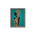 Picture of African Fashion Girl _GroupedProduct_Rectangle_Portrait_Framed_Matted_