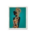 Picture of African Fashion Girl _GroupedProduct_Rectangle_Portrait_Framed_Matted_