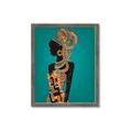 Picture of African Fashion Girl _GroupedProduct_Rectangle_Portrait_Framed_Matted_