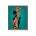 Picture of African Fashion Girl _GroupedProduct_Rectangle_Portrait_Framed_Matted_