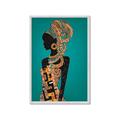 Picture of African Fashion Girl _GroupedProduct_Rectangle_Portrait_Framed_Matted_