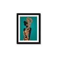 Picture of African Fashion Girl _GroupedProduct_Rectangle_Portrait_Framed_Matted_