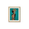 Picture of African Fashion Girl _GroupedProduct_Rectangle_Portrait_Framed_Matted_