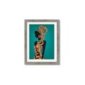 Picture of African Fashion Girl _GroupedProduct_Rectangle_Portrait_Framed_Matted_