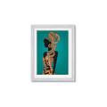 Picture of African Fashion Girl _GroupedProduct_Rectangle_Portrait_Framed_Matted_