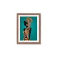 Picture of African Fashion Girl _GroupedProduct_Rectangle_Portrait_Framed_Matted_