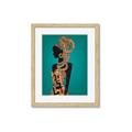 Picture of African Fashion Girl _GroupedProduct_Rectangle_Portrait_Framed_Matted_