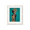 Picture of African Fashion Girl _GroupedProduct_Rectangle_Portrait_Framed_Matted_