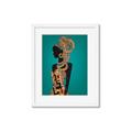 Picture of African Fashion Girl _GroupedProduct_Rectangle_Portrait_Framed_Matted_