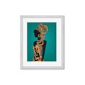 Picture of African Fashion Girl _GroupedProduct_Rectangle_Portrait_Framed_Matted_