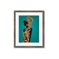 Picture of African Fashion Girl _GroupedProduct_Rectangle_Portrait_Framed_Matted_