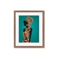 Picture of African Fashion Girl _GroupedProduct_Rectangle_Portrait_Framed_Matted_