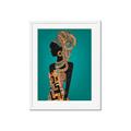 Picture of African Fashion Girl _GroupedProduct_Rectangle_Portrait_Framed_Matted_