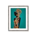 Picture of African Fashion Girl _GroupedProduct_Rectangle_Portrait_Framed_Matted_