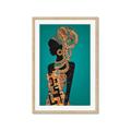 Picture of African Fashion Girl _GroupedProduct_Rectangle_Portrait_Framed_Matted_