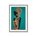 Picture of African Fashion Girl _GroupedProduct_Rectangle_Portrait_Framed_Matted_