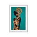 Picture of African Fashion Girl _GroupedProduct_Rectangle_Portrait_Framed_Matted_