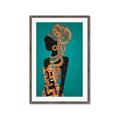 Picture of African Fashion Girl _GroupedProduct_Rectangle_Portrait_Framed_Matted_