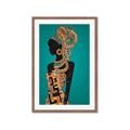 Picture of African Fashion Girl _GroupedProduct_Rectangle_Portrait_Framed_Matted_
