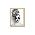 Picture of Modern Flower Girl _GroupedProduct_Rectangle_Portrait_Photography _GroupedProduct_Rectangle_Portrait_Framed_Matted_