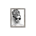 Picture of Modern Flower Girl _GroupedProduct_Rectangle_Portrait_Photography _GroupedProduct_Rectangle_Portrait_Framed_Matted_